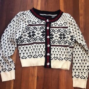 NWOT Cider Heart Sweater